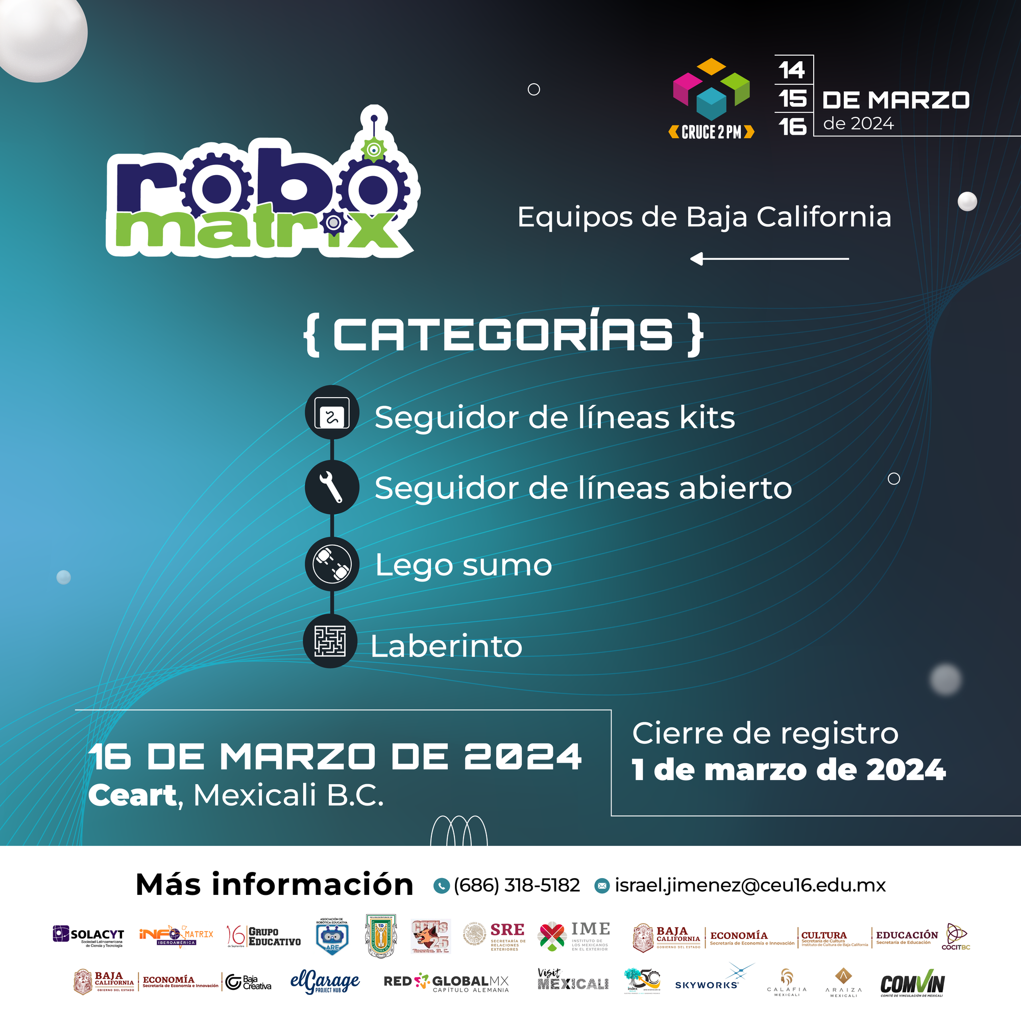 ¡Evento Histórico en el Norte de México! InfoMatrix y RoboMatrix Baja California!