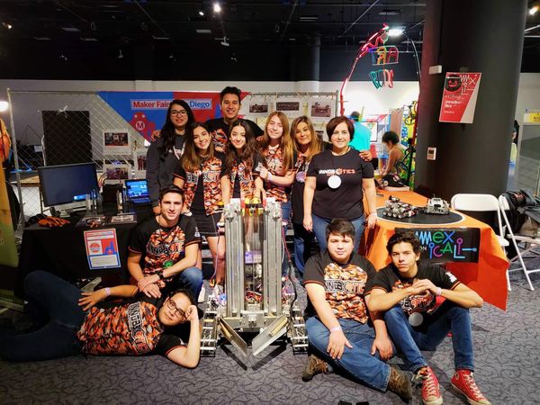 INNOBOTICS Sin fronteras, Participación del equipo en Maker Faire San Diego
